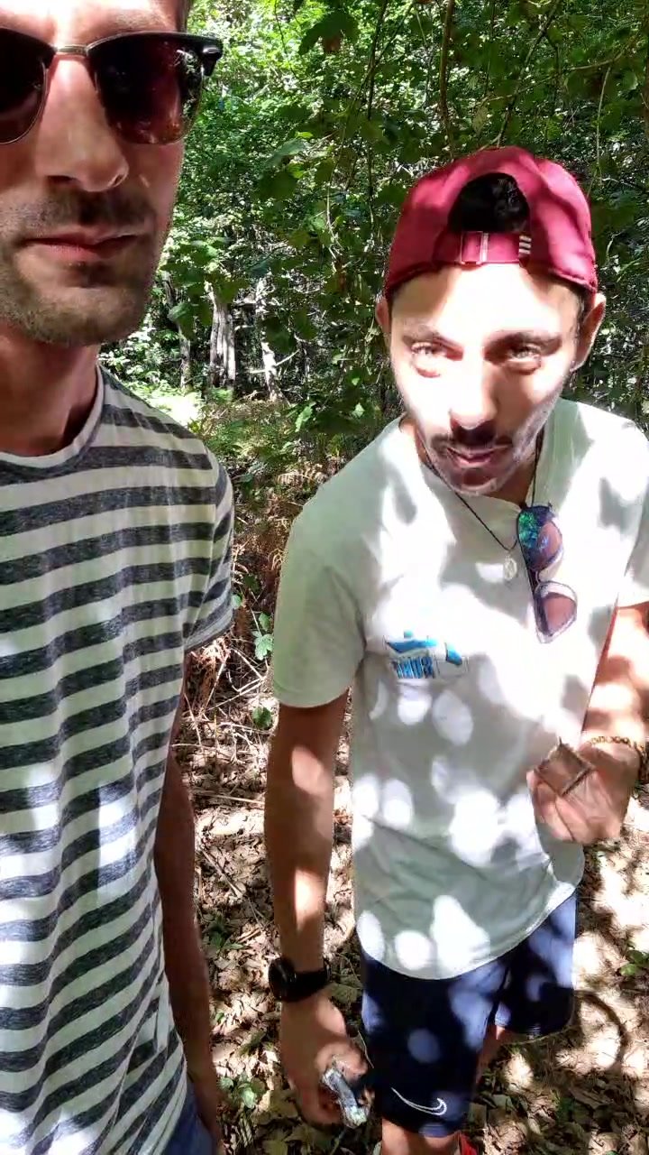 Bromance in the woods