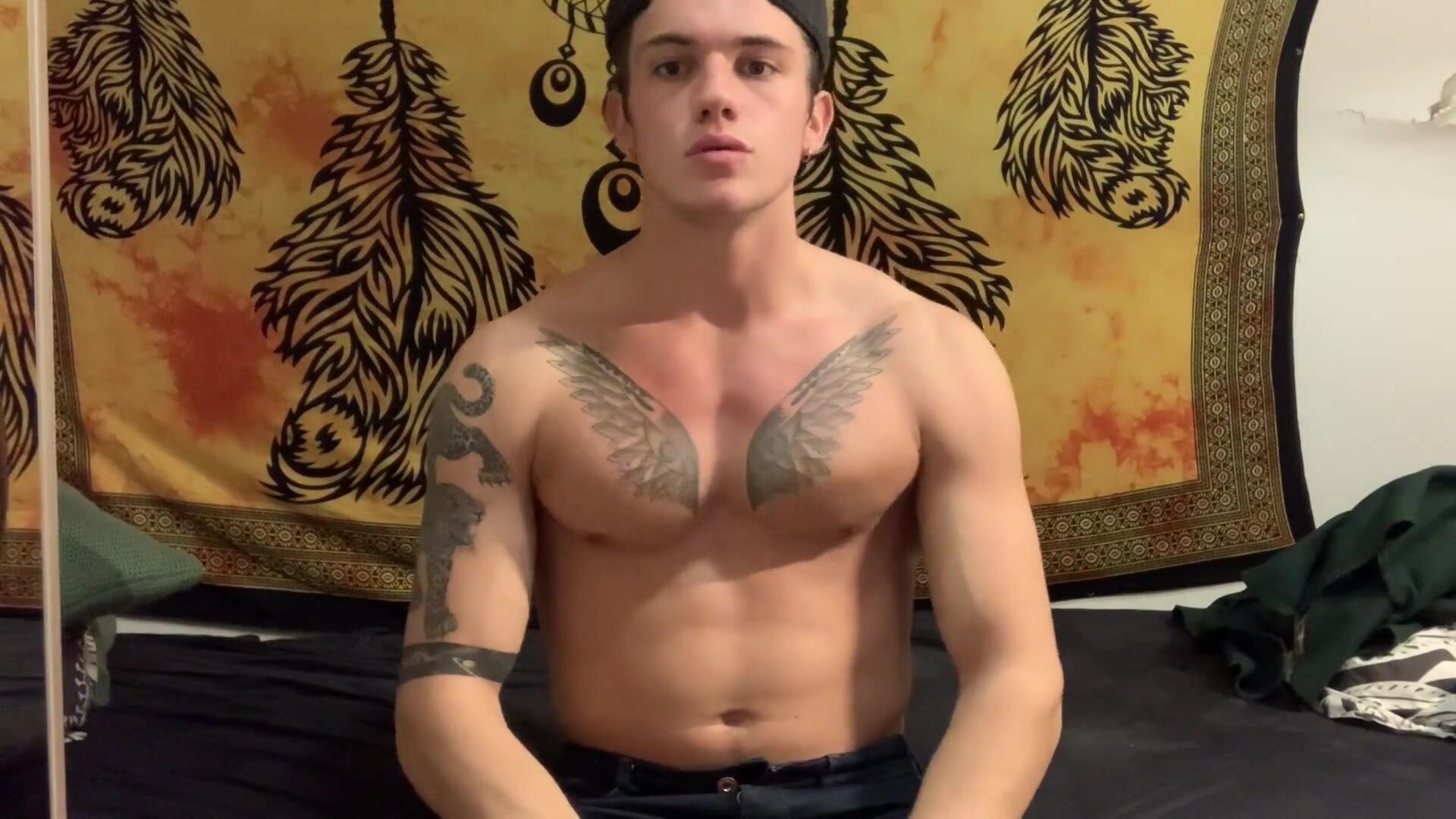 Handsome Hunk jerks off