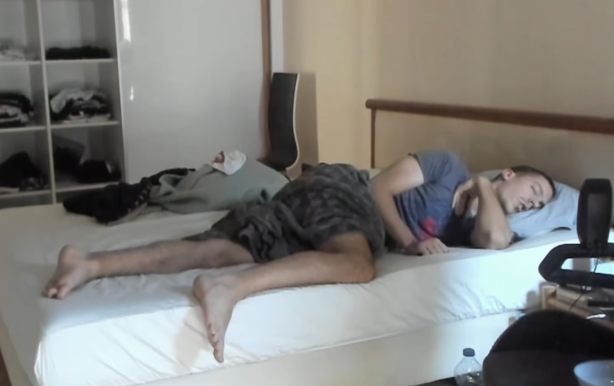 Exhausted cutie