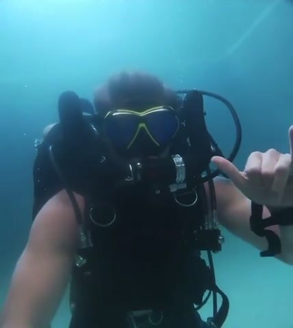 Rebreather diver