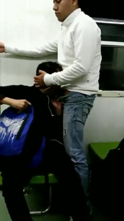 subway blow job and jerk off