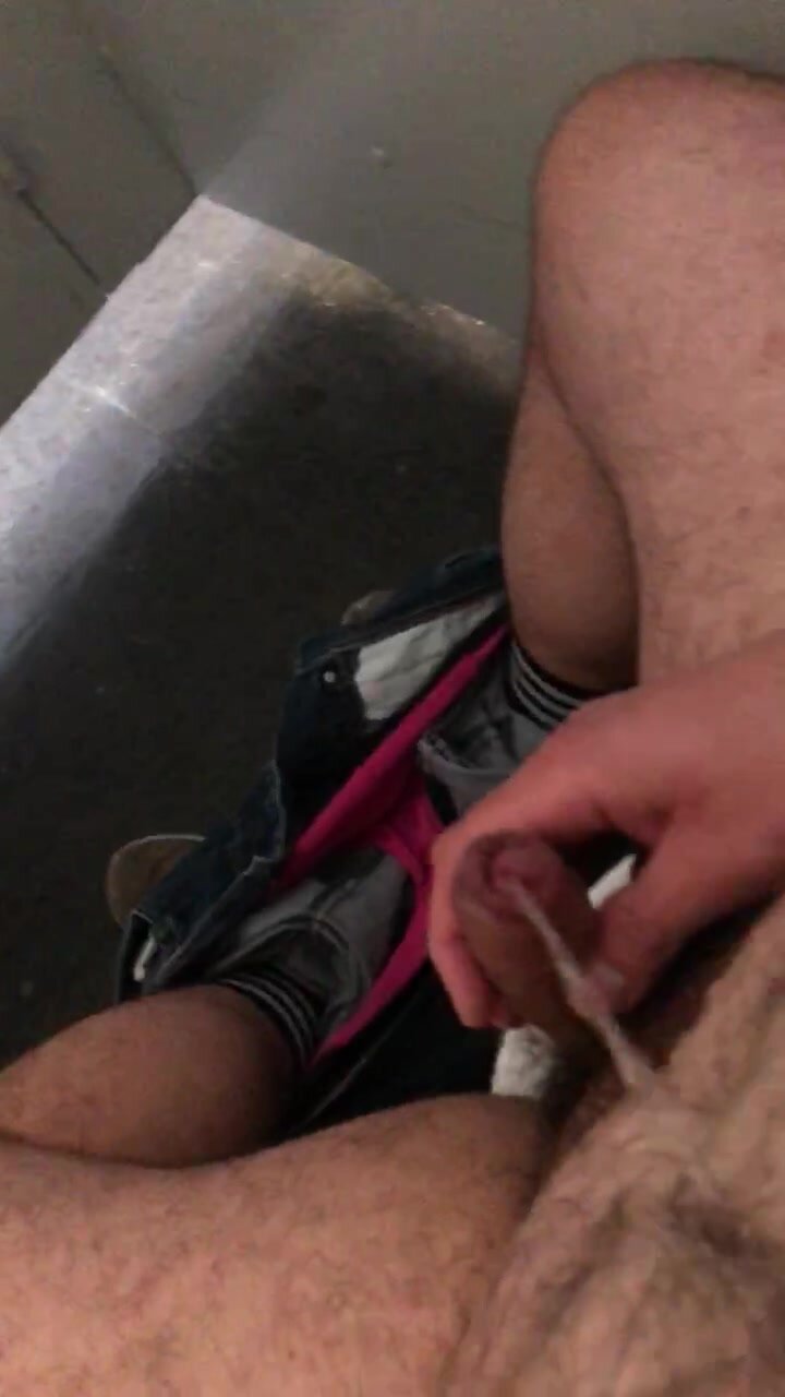 Pissing in Toilet on myself