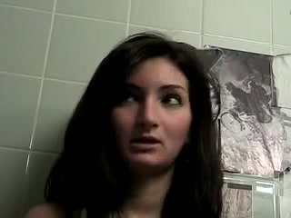 Desperate girl has to wait to pee  (Old YT video)