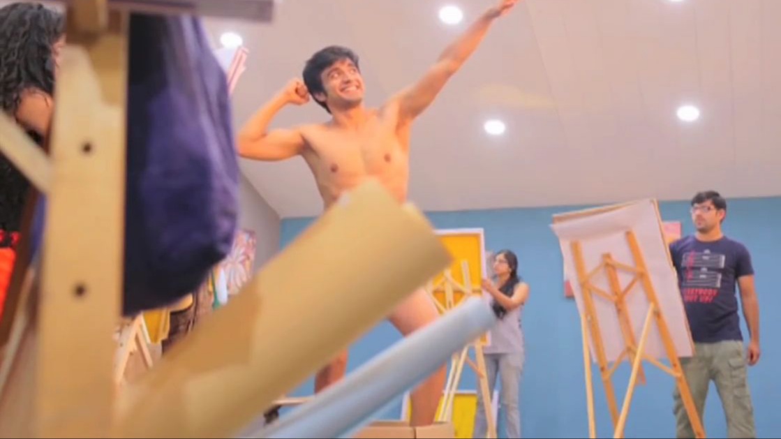 Cute Indian Boy Ragging Nude - Cfnmbol: Desi boy's naked modelling goes wrongâ€¦ ThisVid.com