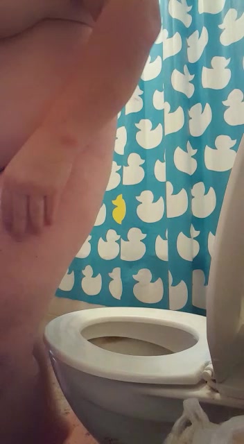 BBW Toilet Shitting