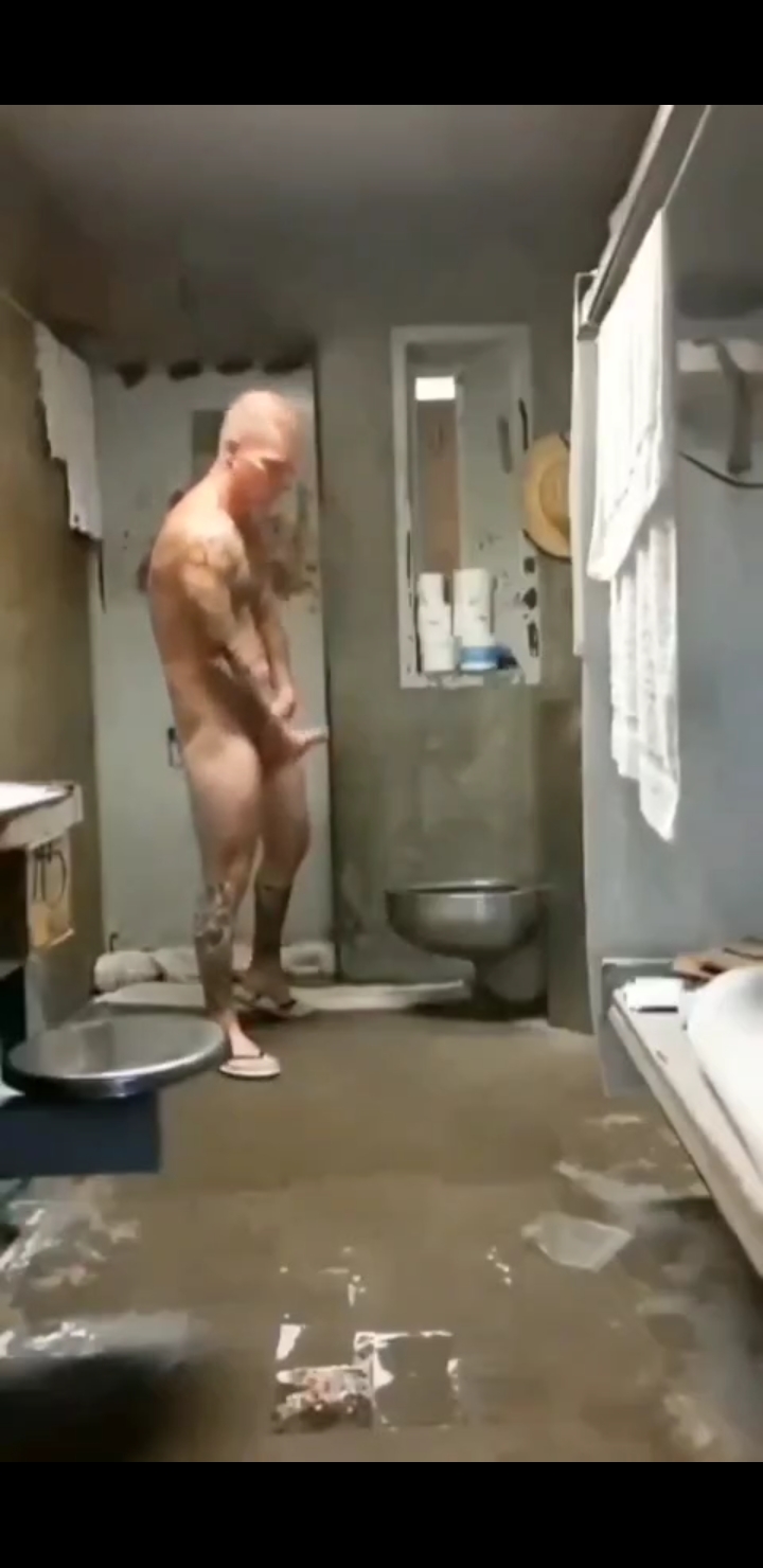 Inmate jerking off