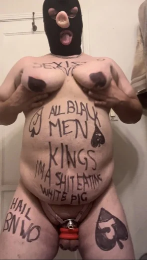Naked Black Faggot - BLACK FAT FAGGOT BEGS TO SERVE BNWO. Toilet scat pig - ThisVid.com