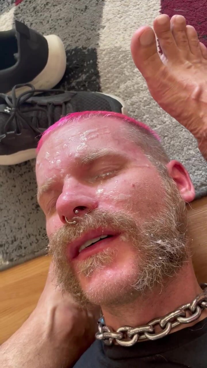 Faggot face spitting