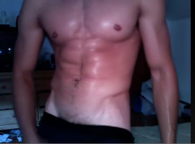Sexy guy has fun on stream