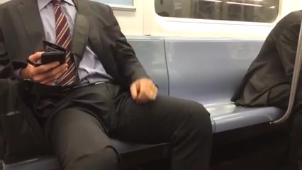 married businessman with beautiful bulge