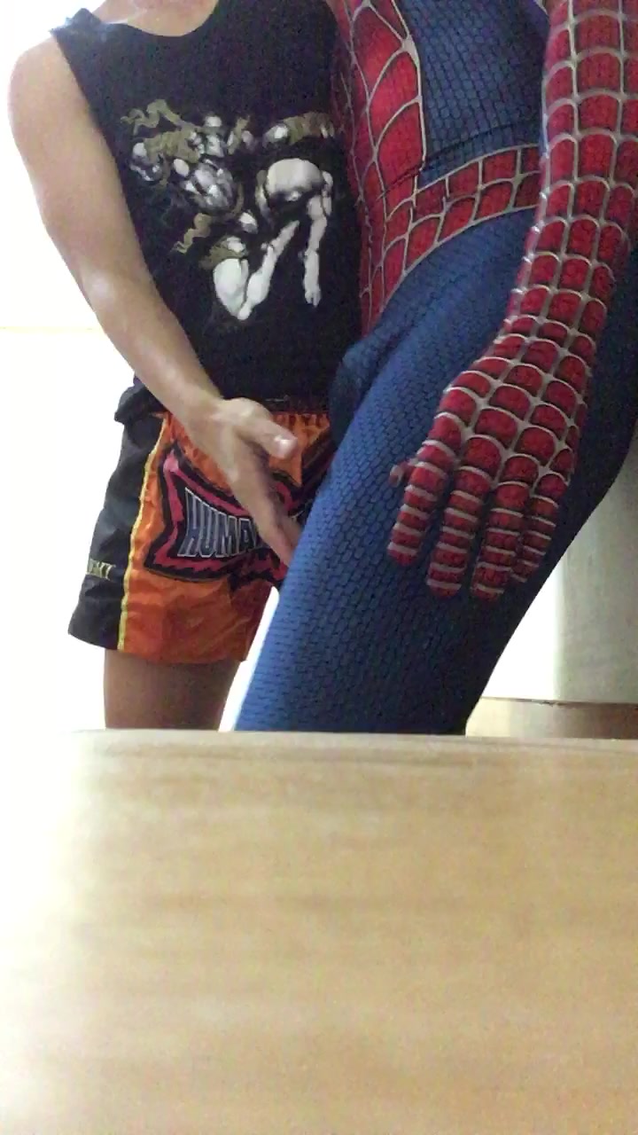 Muay Thai Boy Torture Spiderman Abs