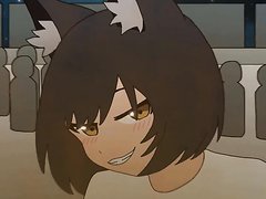 Fox girl fart animation