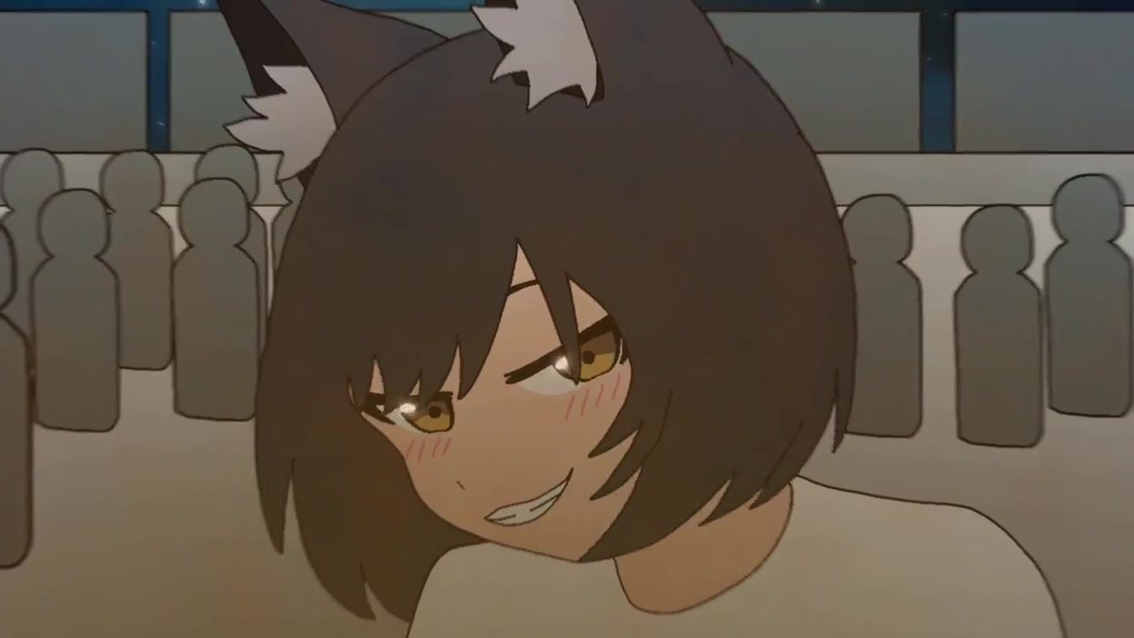 Anime girl animated shit stuff: Fox girl fartâ€¦ ThisVid.com