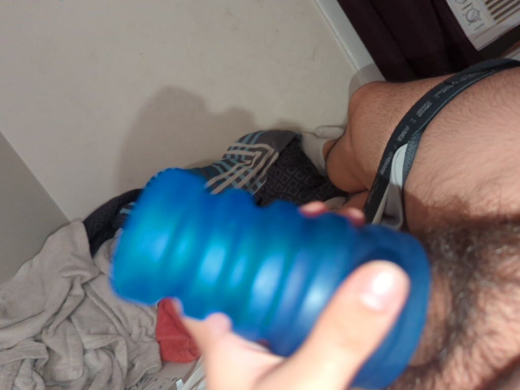 Pawing Off Newly Circumcised Dick