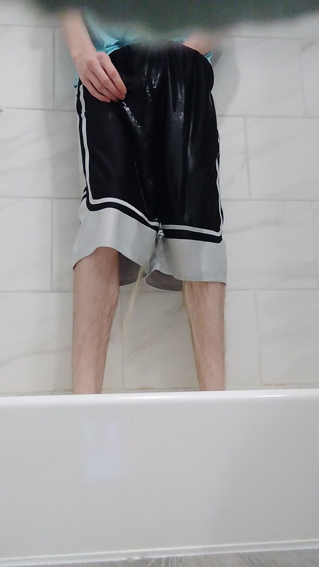 Pissing in my original deluxe shorts