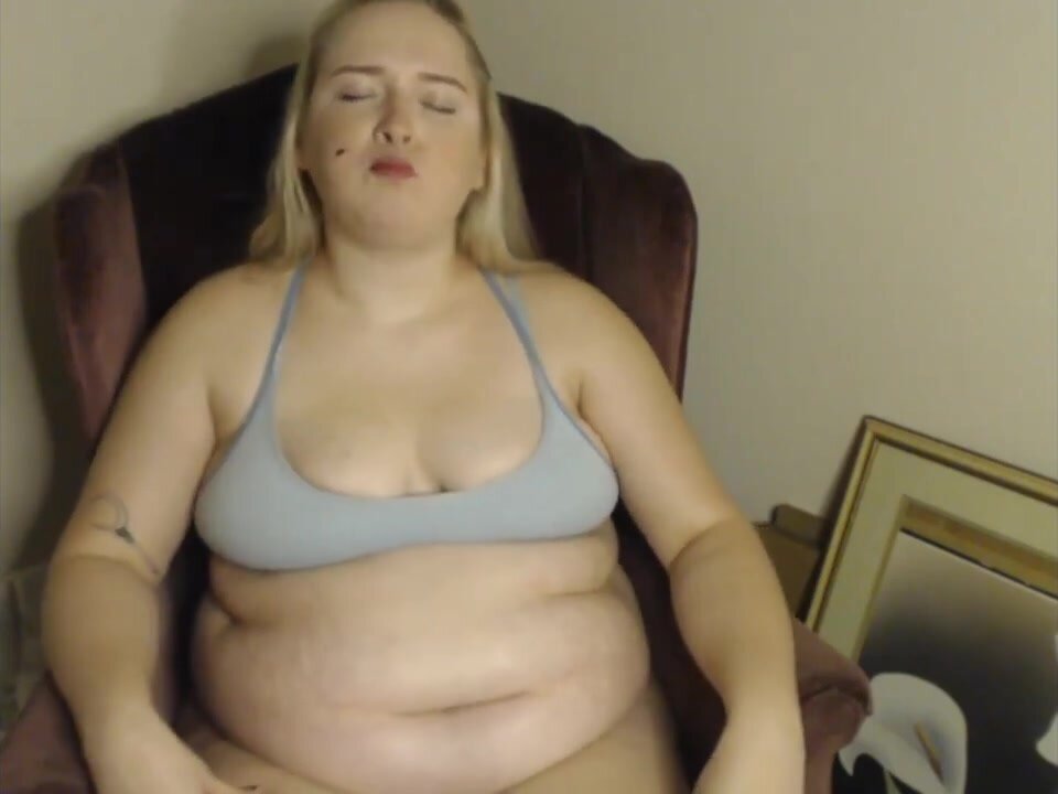 Fat girl getting fed