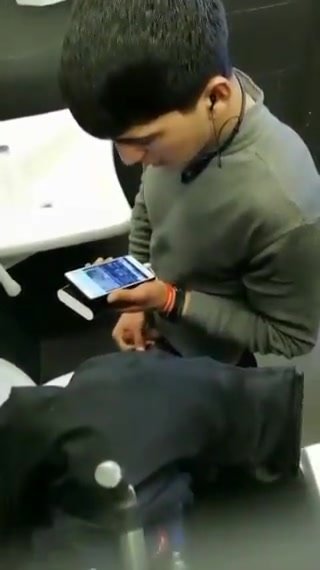 Boy Jerking off duting breaks in college