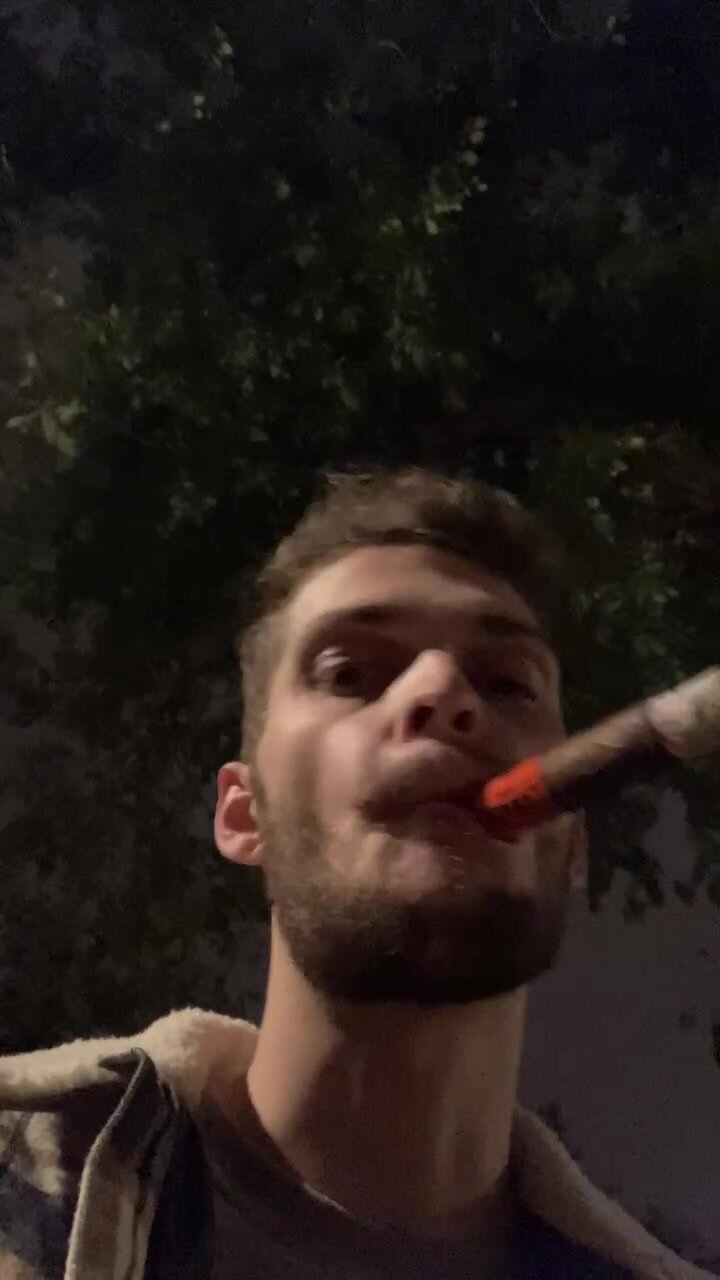 Enjoying a cigar - video 4