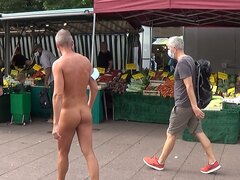 Naked at streets of Berlin