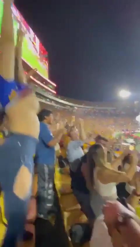 Girl at soccer match flashes titties