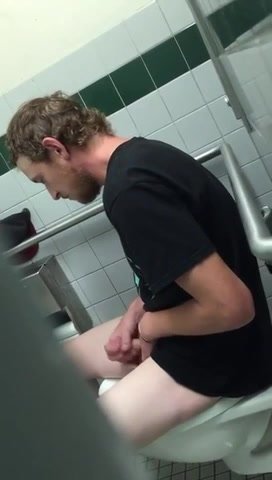 jerking off in a stall