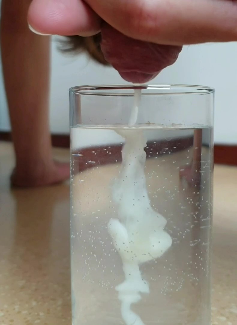 HYPERSPERMIA - UNLEASHING A HUGE LOAD IN GLASS OF WATER