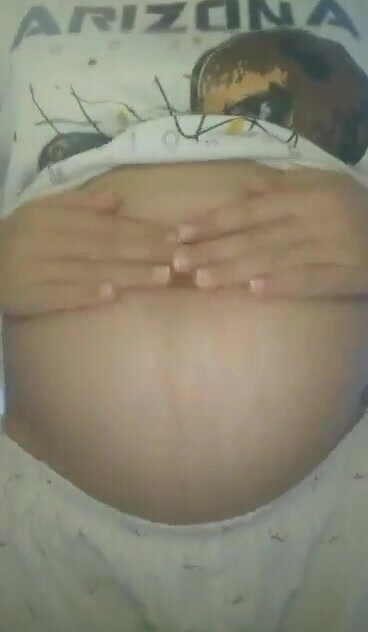 Pregnant belly press #2
