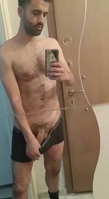 horny turkish man sending a video to his bf