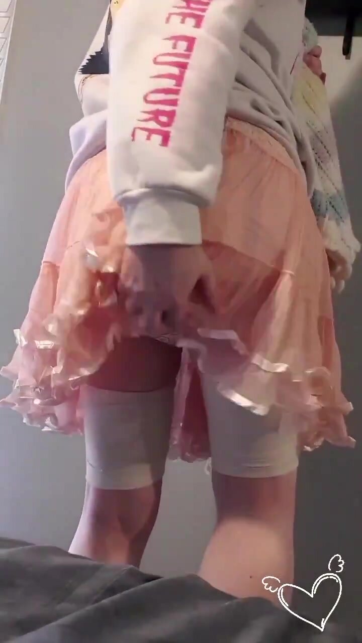 Girl shows off her diaper