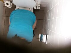 Tatjana Pooping In Work Bathroom