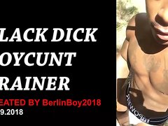 BLACK DICK BOYCUNT Poppers Trainer (NO FILTER VERSION)