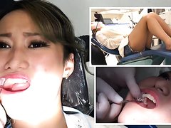 Japanese girl gets tooth pulled part 1