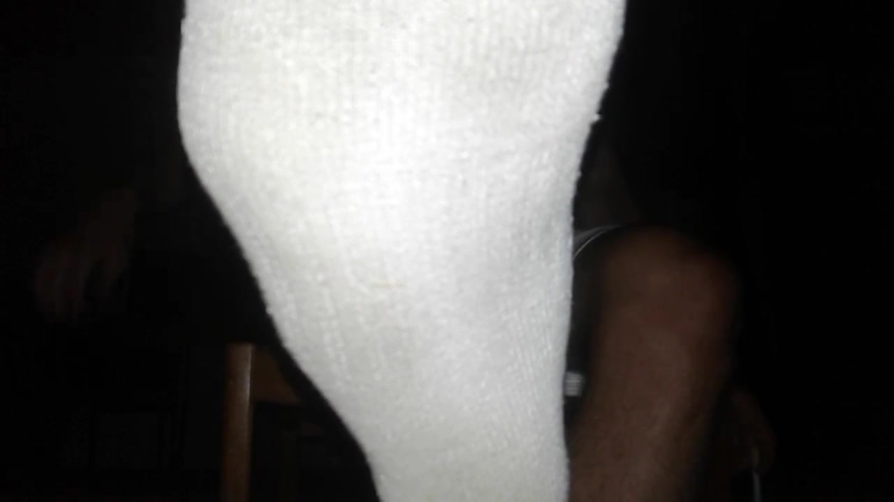 Sweaty 3day white socks with preview of what's to come