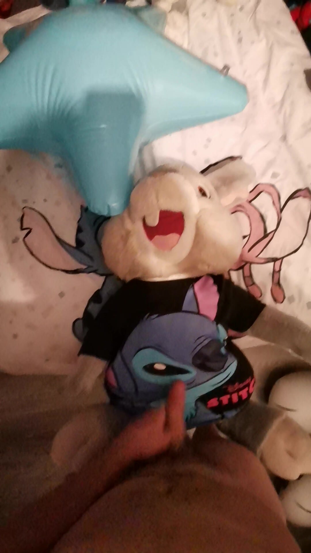 Cum on playgro Thumper in Stitch t shirt