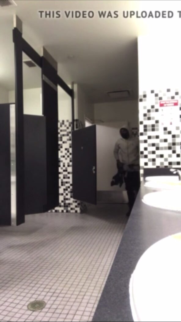 BBC in public bathroom