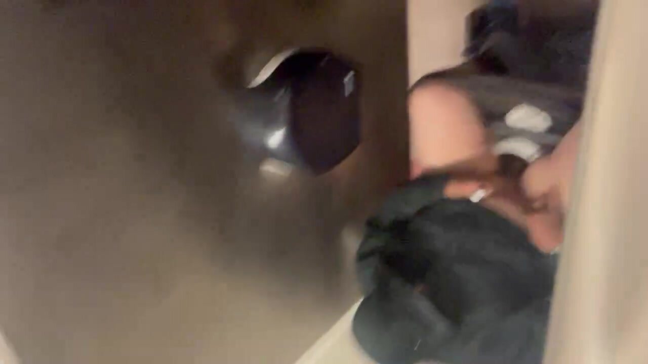 Homeless wiping crotch