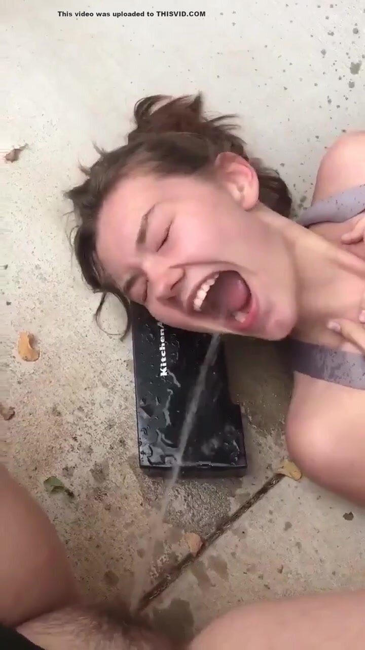 Pissing in mouth beautiful girl