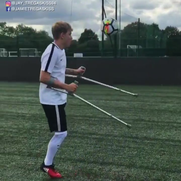 Amputee Soccer Player