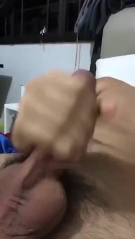 Straight SG boy wank