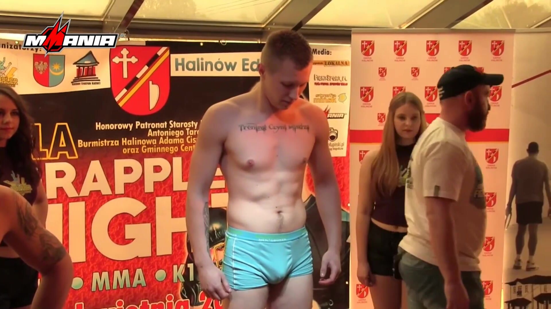 boxer in light blue boxerbriefs
