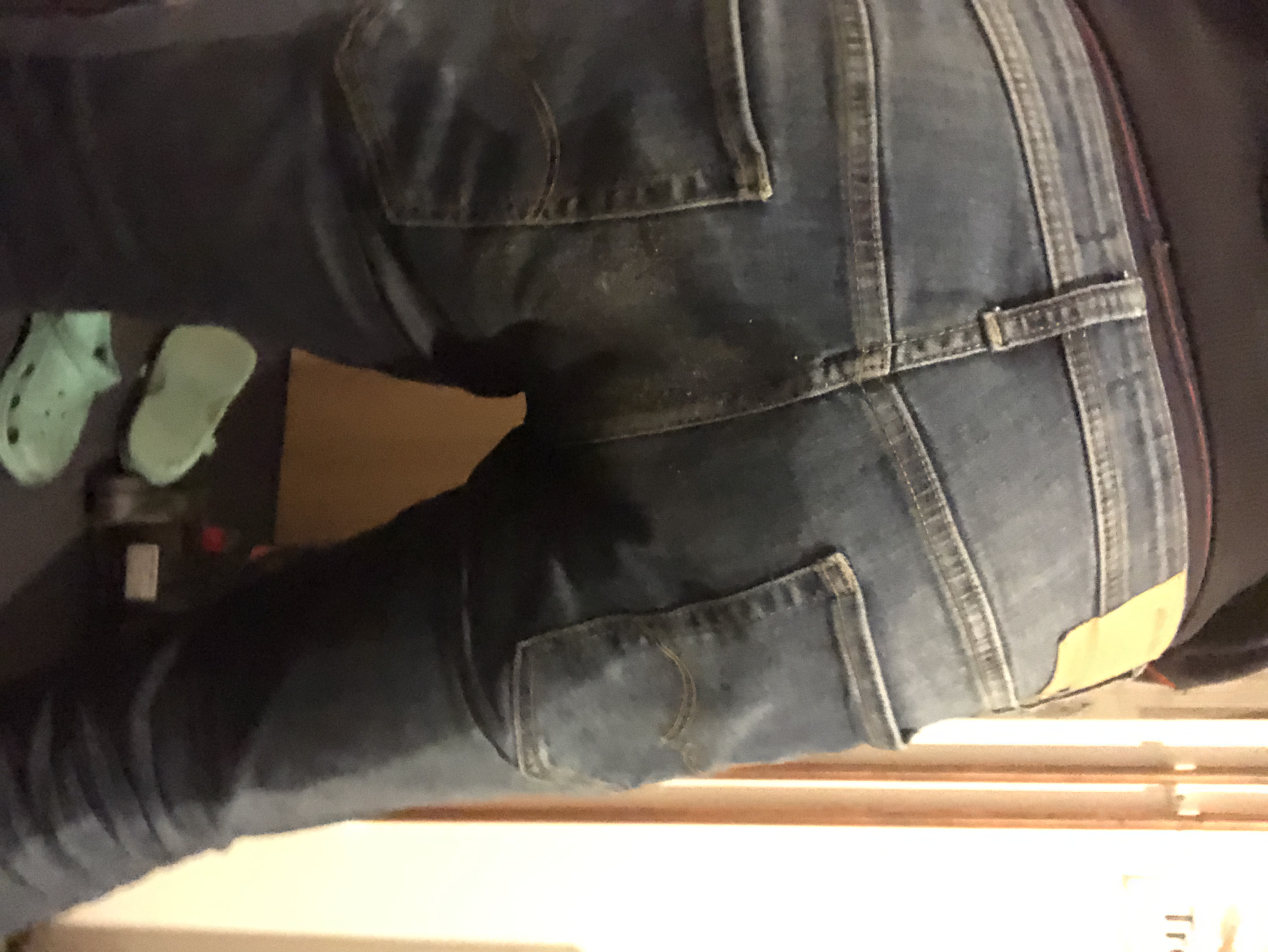 Shit and piss in my jeans