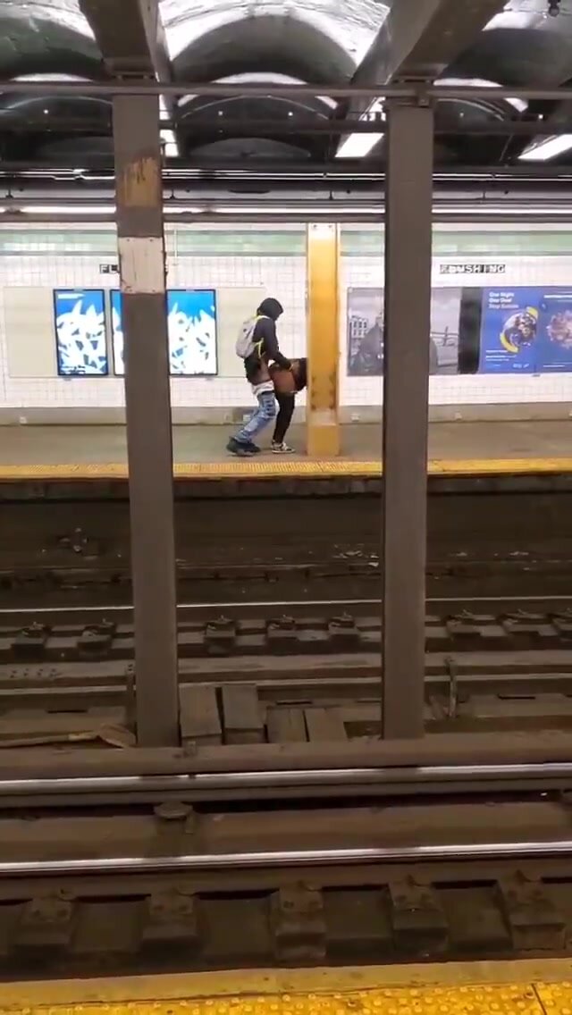NYC train station sex