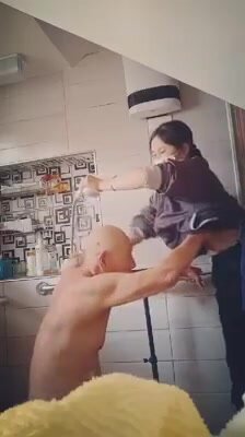 Caretaker had enough of old man touching her