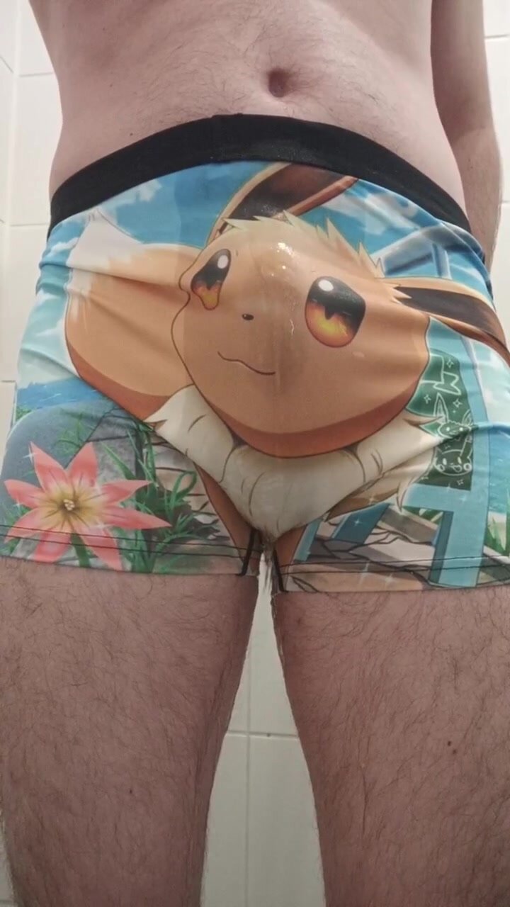 pissing and playing in my eevee undies
