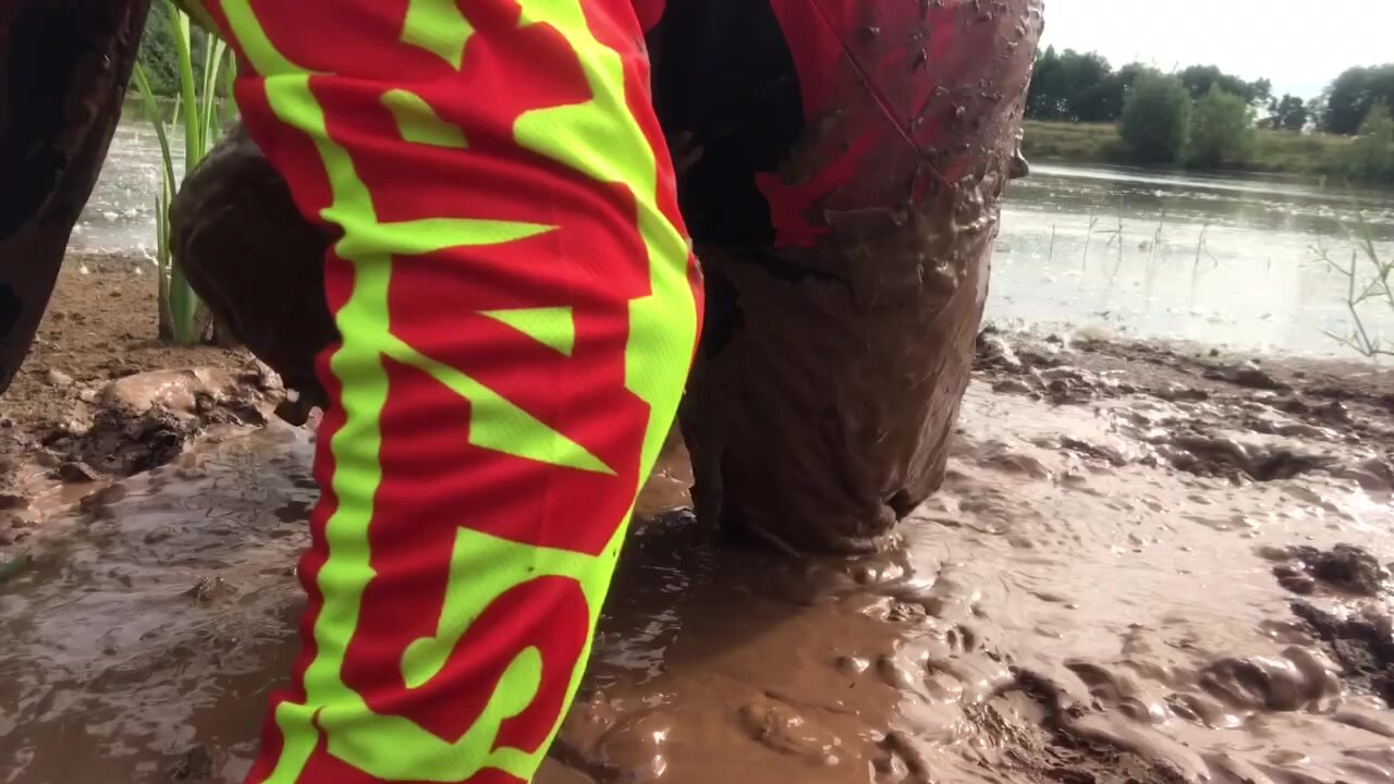 Motocrosser in Mud 1