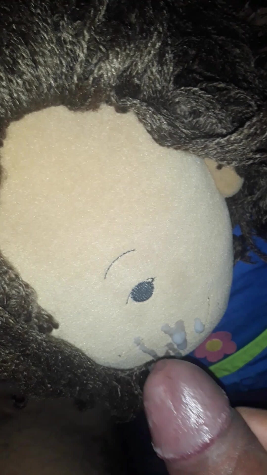 cumshot on my doll's face