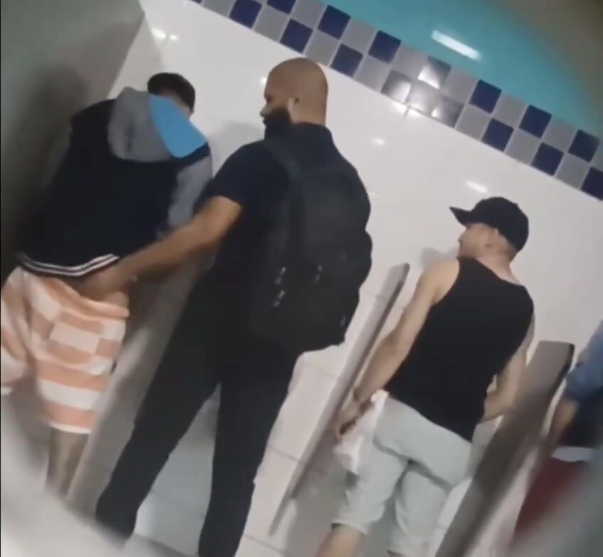 Bathroom spying - video 6