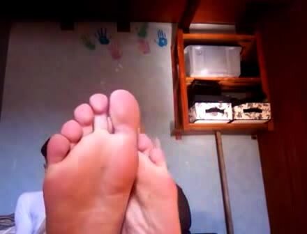 Hot guy smoking and showing his stinky feet