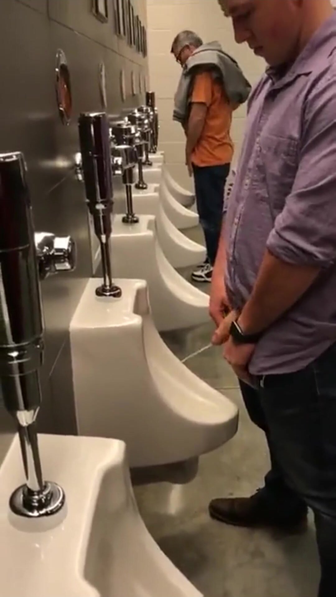 cut dick pissing in urinal - video 4