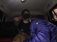 Lad In Puffer Jacket Sucks A Man's Dick - video 2